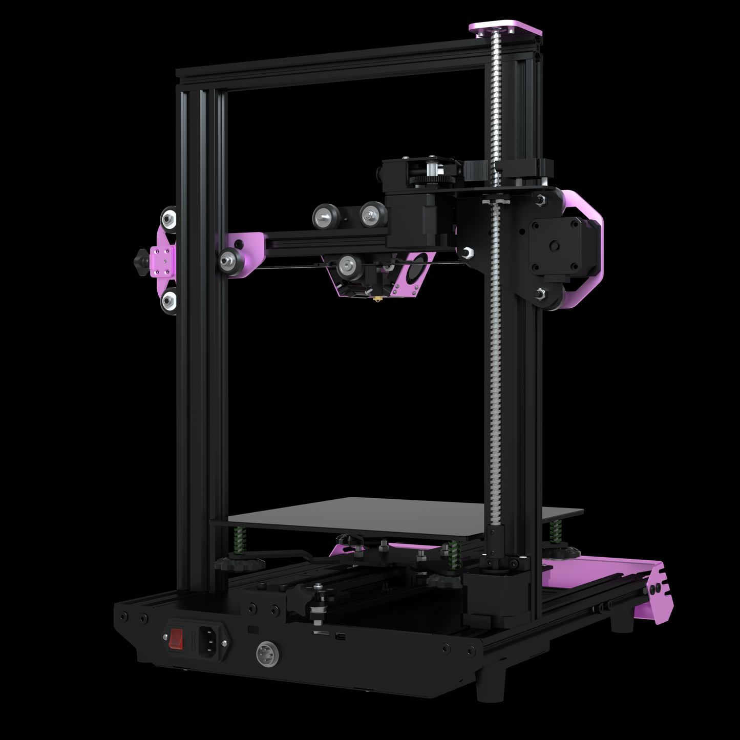 TEVOUP TARANTULA PRO 3D PRINTER FDM Pink(235X235X250MM)