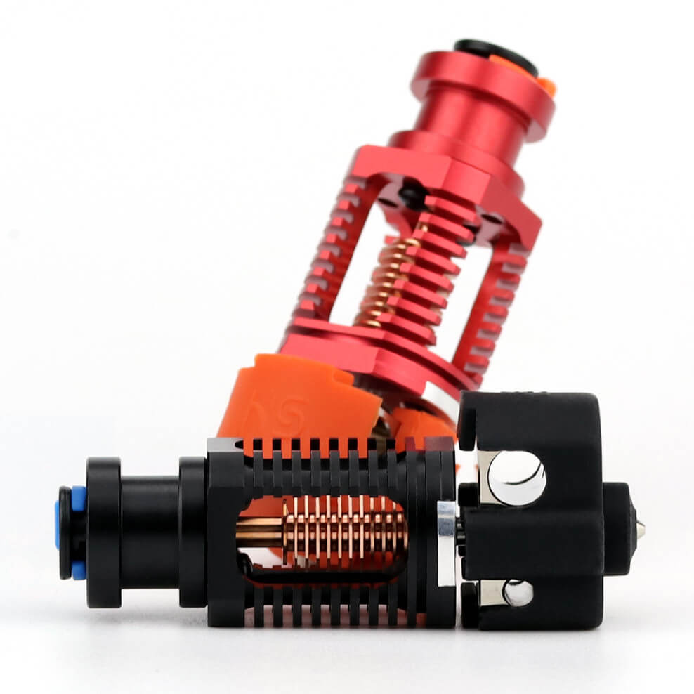 3D Red Lizard Clone k1 V6 Hotend