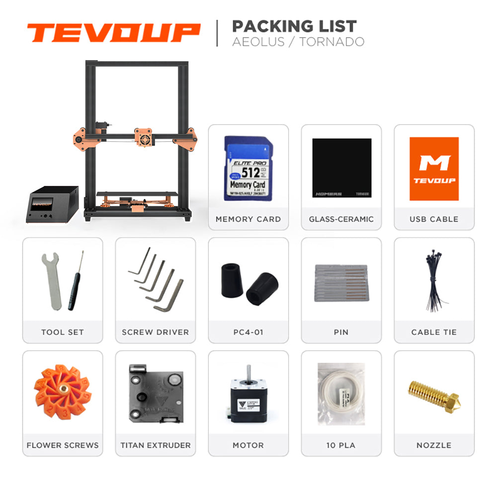 Tornado 3D Printer (300*300*400mm)