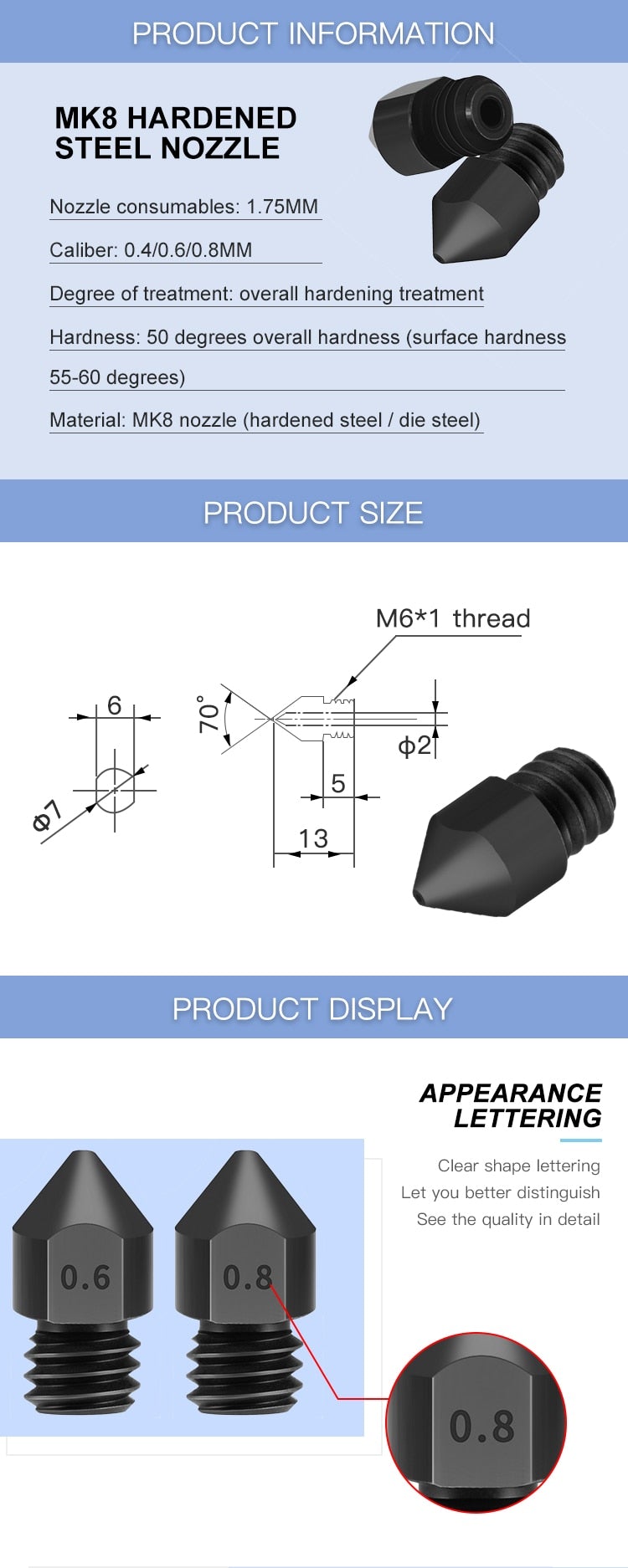 MK7 MK8 Nozzle