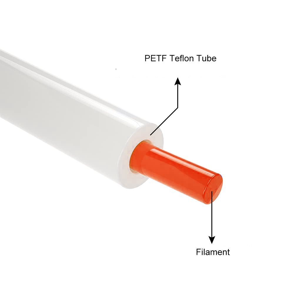 1mm x 2mm PTFE Tube Hose Teflon Tunbing Pipe 1x2mm 3D printer printer