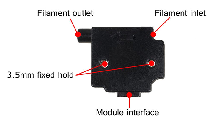 Filament Detection Module for Lerdge Board